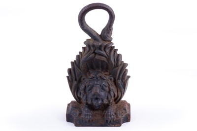 Lot 181 - A 19th Century cast iron door stop