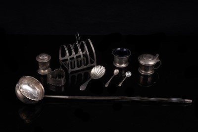 Lot 515 - Silver items for the table
