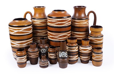 Lot 278 - A collection of 1970s West German ceramics
