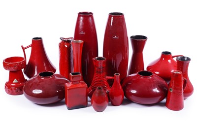 Lot 279 - A collection of 1970s West German ceramics