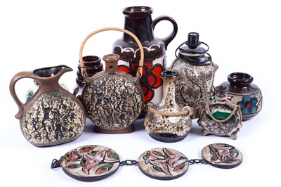 Lot 281 - A collection of 1970s West German ceramics