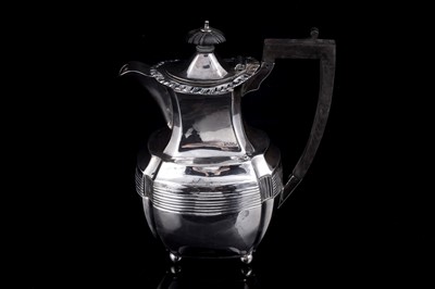 Lot 540 - A Victorian silver hot water pot