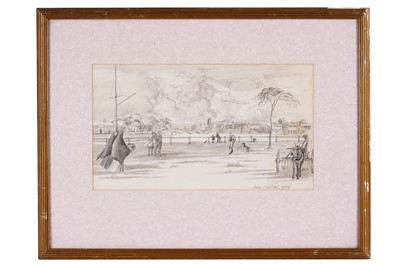 Lot 111 - Mary Adshead - Beside the Shannon, Limerick | pencil and wash