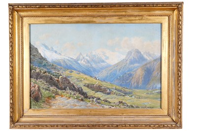 Lot 218 - Charles Jones Way - Mont Blanc | watercolour
