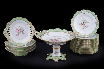 Lot 228 - A mid-19th Century John Ridgway dessert service