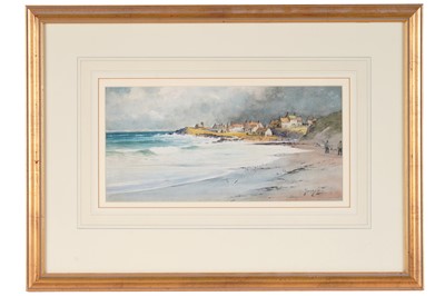 Lot 692 - Thomas Swift Hutton - Seaton Sluice | watercolour