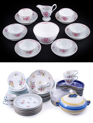Lot 229 - A part Shelley ‘Wild Flowers’ pattern tea service; and other ceramics