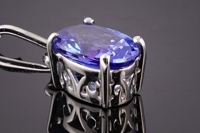 Lot 425 - A contemporary Rhapsody 1.14ct tanzanite pendant