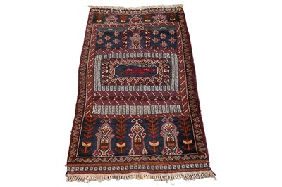 Lot 120 - An early 20th Century Baluch hand-knotted rug