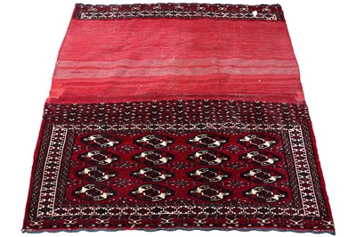 Lot 122 - A late 19th Century hand-knotted Tekke Turkoman Chuval