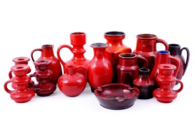 Lot 285 - A collection of 1970s West German ceramics