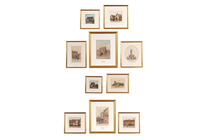 Lot 154 - Ten watercolours by James Wood of Newcastle upon Tyne