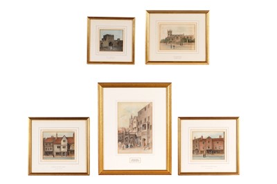 Lot 137 - Five watercolours by James Wood of Newcastle upon Tyne