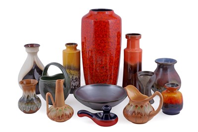 Lot 288 - A collection of 1970s West German ceramics