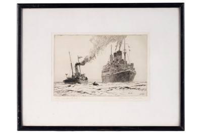 Lot 649 - Norman Wilkinson - The London Pilot | etching