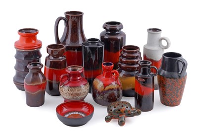 Lot 291 - A collection of 1970s West German ceramics