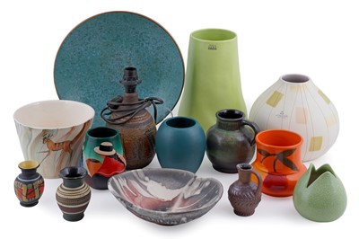 Lot 292 - A collection of 1970s West German ceramics