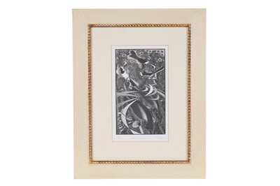 Lot 637 - Colin See Paynton - Wagtails & Tench | wood engraving