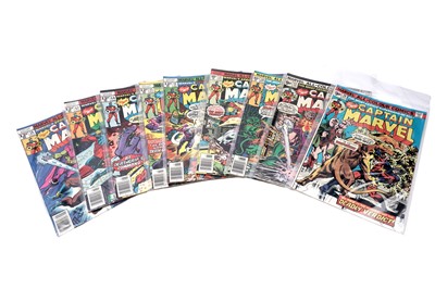Lot 185 - Various issues of Captain Marvel, by Marvel Comics