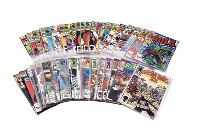 Lot 198 - Incredible Hulk, Iron Man, Hawkeye, The Falcon and Secret Wars II, by Marvel Comics