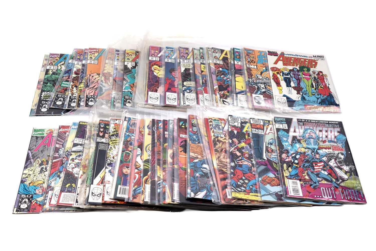 Lot 63 - The West Coast Avengers, and other Avengers issues, by Marvel Comics