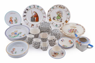 Lot 257 - A collection of children’s ceramics