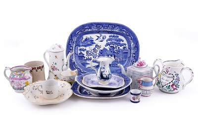 Lot 227 - A collection of 18th and 19th Century English ceramics