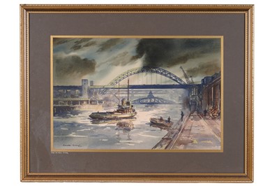 Lot 702 - Ronald Lambert Moore - The River Tyne | watercolour