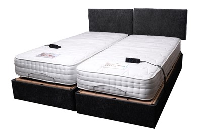 Lot 94 - A pair of single, adjustable electric beds