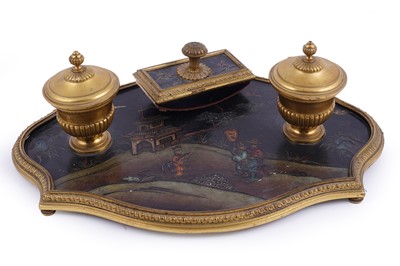 Lot 206 - A 19th Century gilt bronze desk stand