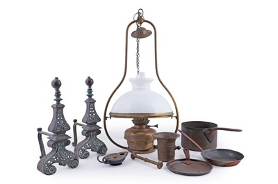 Lot 158 - A collection of metalware