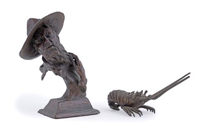 Lot 202 - Two bronze sculptures