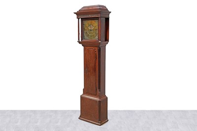 Lot 88 - Richard Burns, Manchester: a 19th Century 8-day oak longcase clock