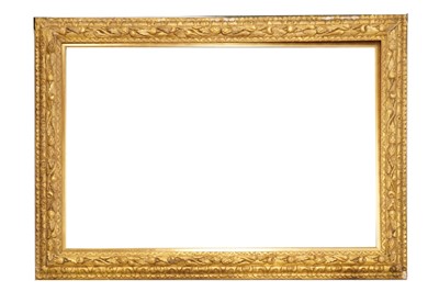 Lot 104 - An impressive late 19th Century giltwood and gesso frame