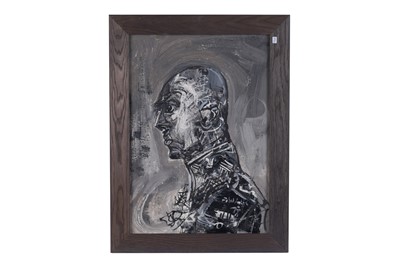 Lot 655 - Antoni Sulek - Portrait of a Soldier | household paint