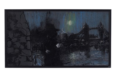 Lot 657 - Antoni Sulek - I'll meet you by the river | household paint