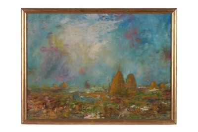 Lot 658 - Antoni Sulek - Haystacks | oil