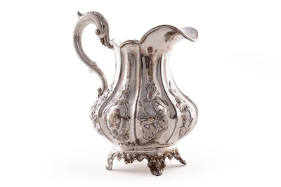 Lot 212 - A Victorian silver cream jug