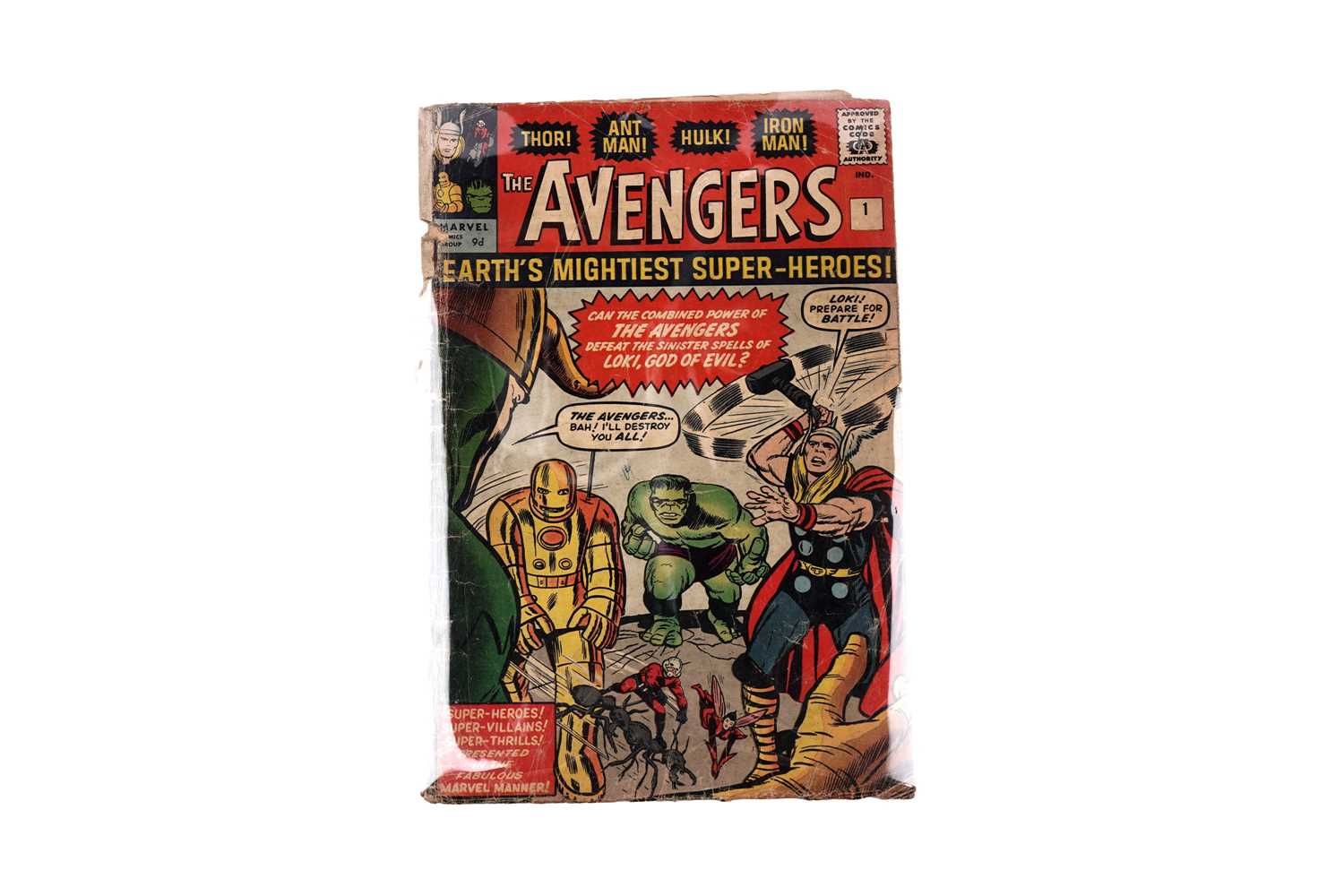 Lot 45 - The Avengers No. 1, by Marvel Comics