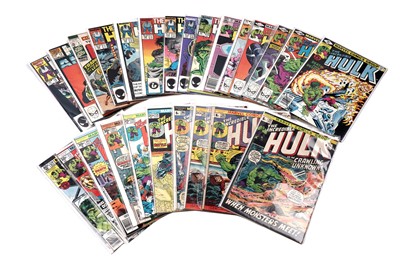 Lot 110 - Various annuals and issues of The Incredible Hulk, by Marvel Comics