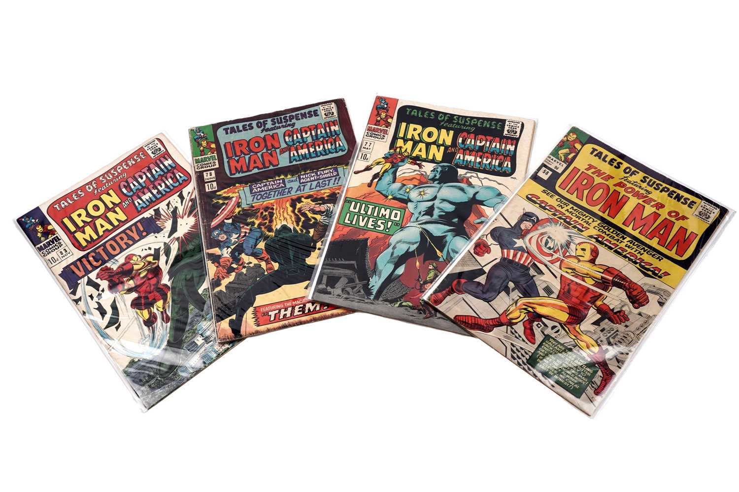 Lot 77 - Four issues of Tales Of Suspense, by Marvel Comics