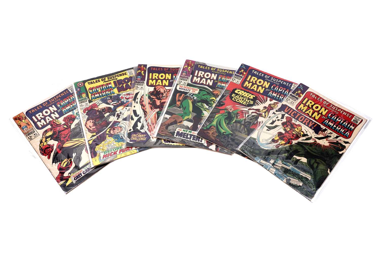 Lot 78 - Six issues of Tales Of Suspense, by Marvel Comics