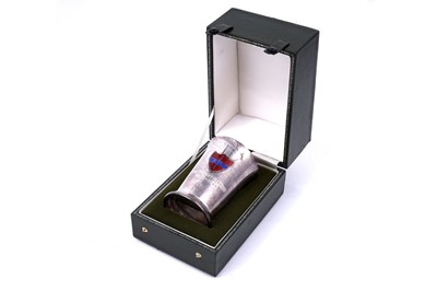 Lot 155 - An Elizabeth II silver Fourteenth Army commemorative beaker