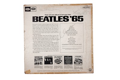 Lot A signed Beatles Record, autographed by John Lennon, Paul McCartney, George Harrison and Ringo Starr
