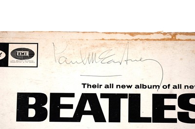 Lot A signed Beatles Record, autographed by John Lennon, Paul McCartney, George Harrison and Ringo Starr