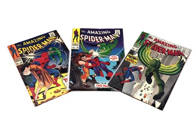 Lot 124 - The Amazing Spider-Man No.'s 48, 49 and 54, by Marvel Comics