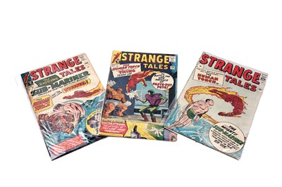 Lot 180 - Strange Tales No's. 107, 124 and 125, by Marvel Comics