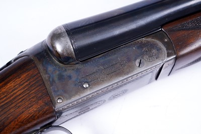 Lot 543 - A Page & Wood 12-bore side-by-side shotgun