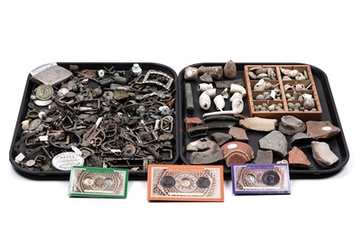 Lot 605 - A large collection of metal detectorist finds