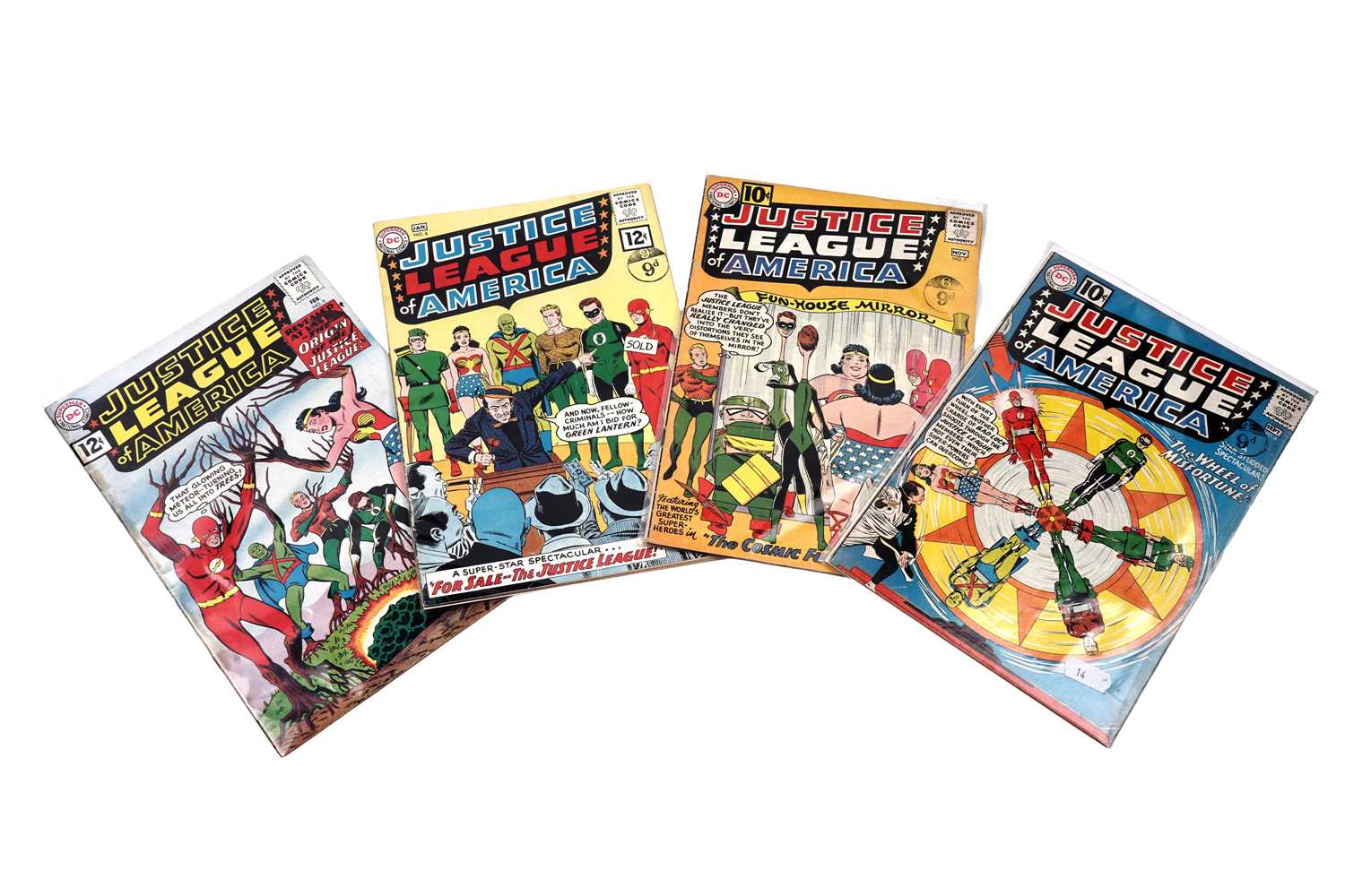 Lot 29 - Justice League Of America No.'s 6, 7, 8, and 9, by DC Comics